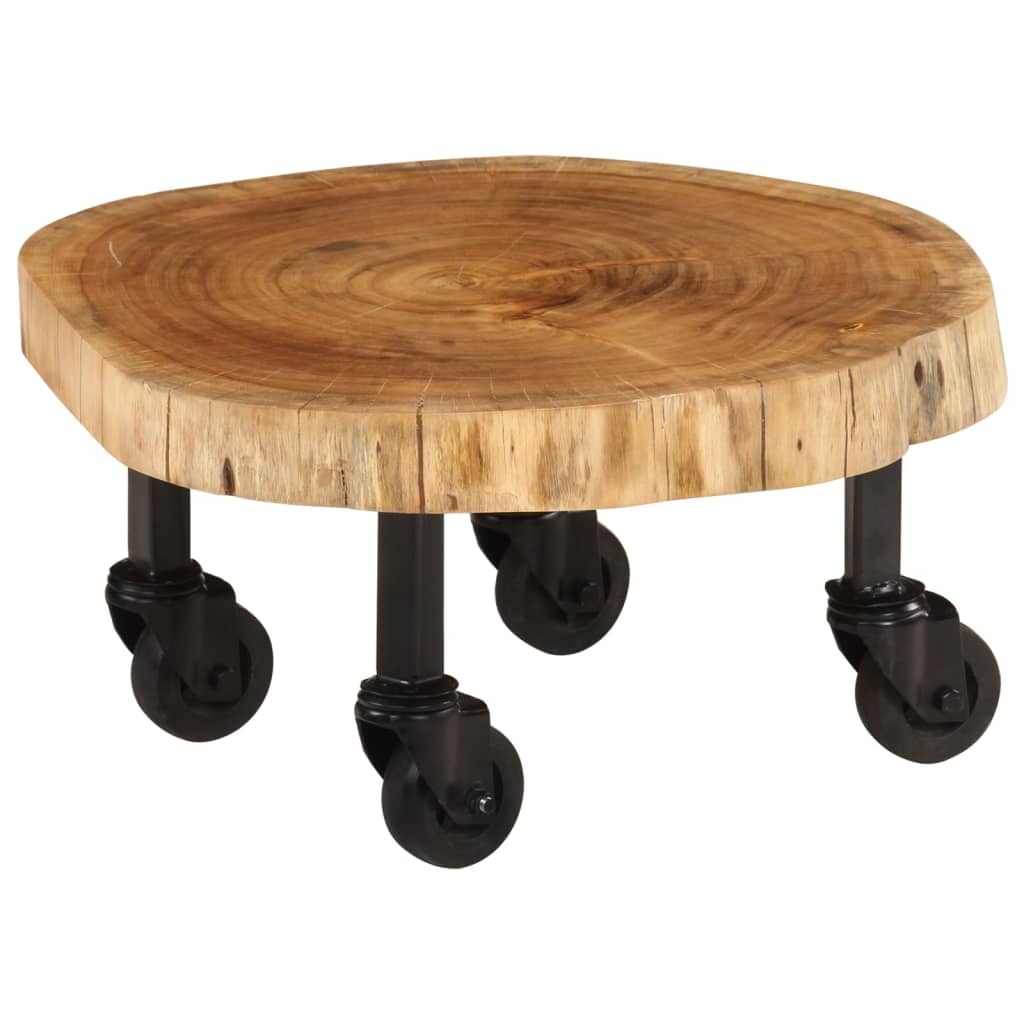 vidaXL Coffee Table Solid Wood Acacia 23.6"x21.7"x9.8"-0