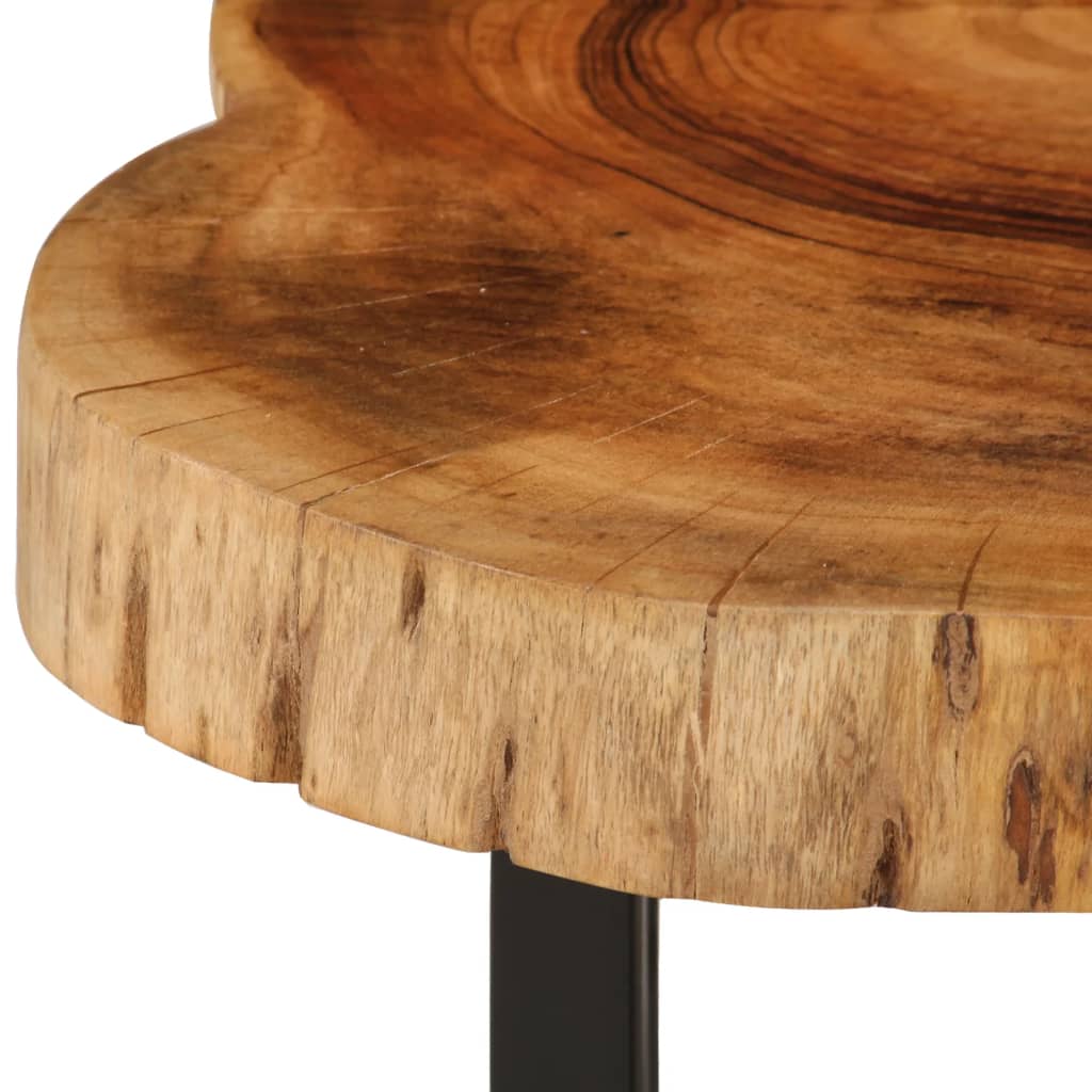 vidaXL Coffee Table Solid Wood Acacia 23.6"x21.7"x9.8"-2
