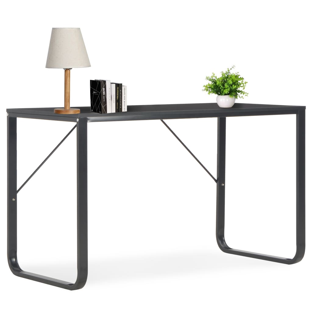 vidaXL Computer Desk Black 47.2"x23.6"x28.7"-5