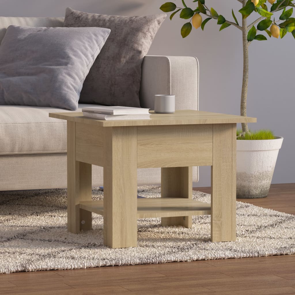 vidaXL Coffee Table Accent End Side Sofa Table for Living Room Engineered Wood-5
