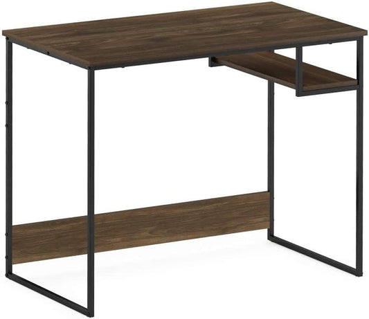 Moretti Lifestyle Study Desk, 35 Inches, Columbia Walnut-0