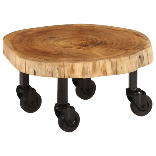 vidaXL Coffee Table Solid Wood Acacia 23.6"x21.7"x9.8"-0